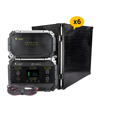 Lion Energy Solar Generator Deluxe Kit