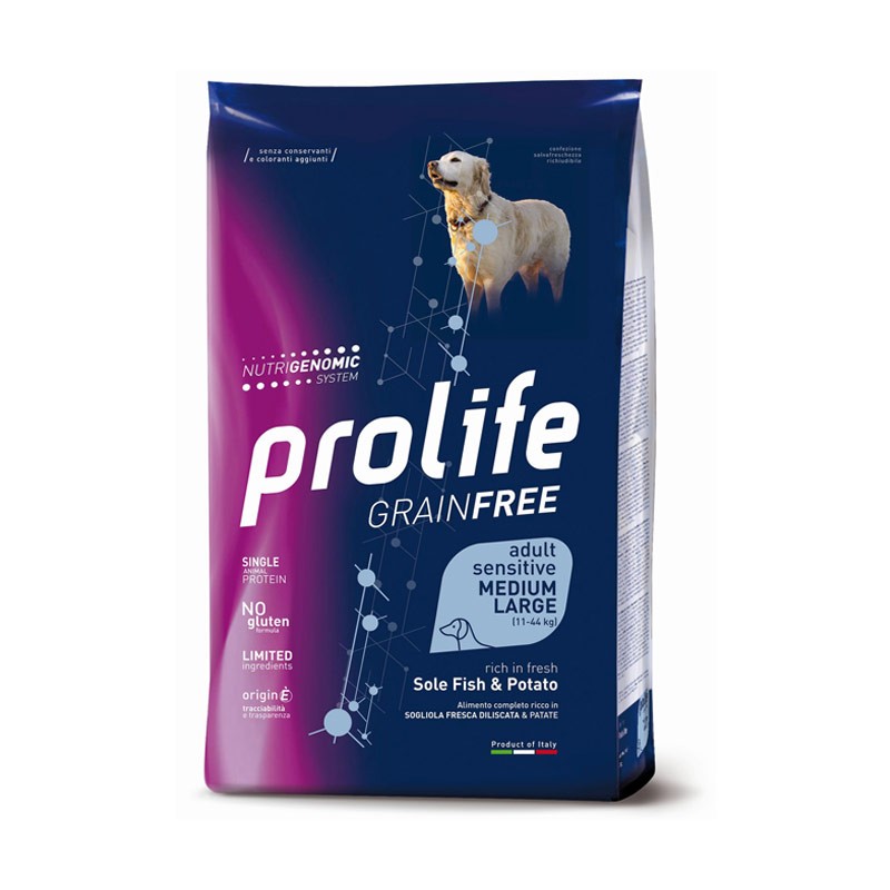 PROLIFE Cane Sensitive Puppy Agnello e Riso MINI 2KG