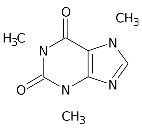 Caffeine molecular compound