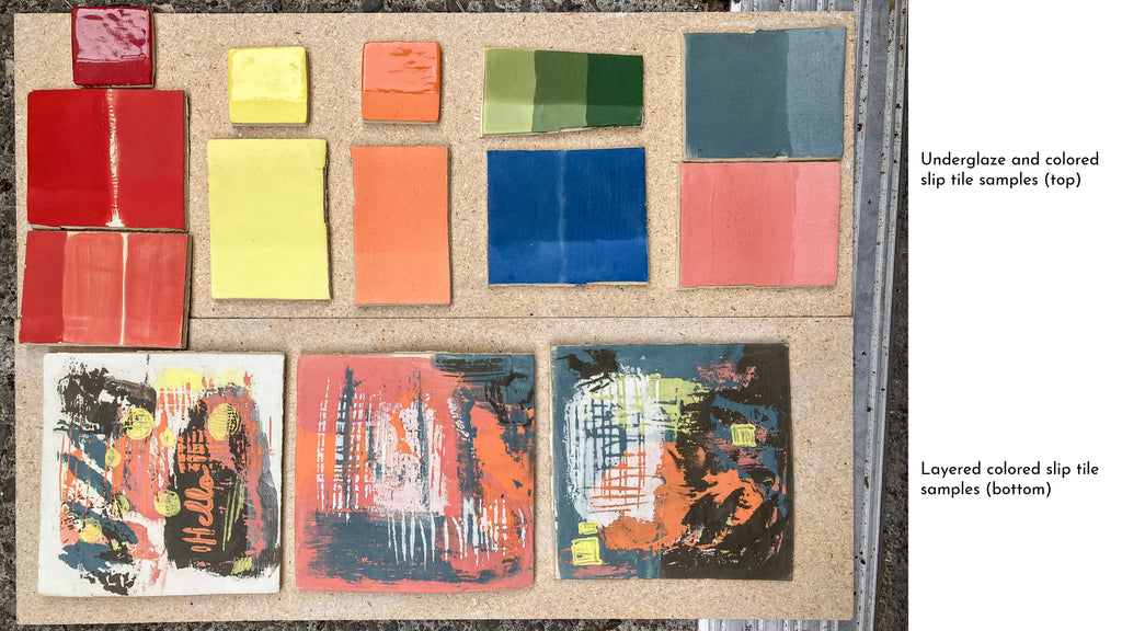 color sample tiles