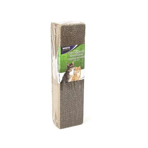 Ware Single Corrugated Reversible Replacement Cat Scratchers w/ Catnip, 2-Pack - WonderFURR Pet Supplies - Catnip Scratcher