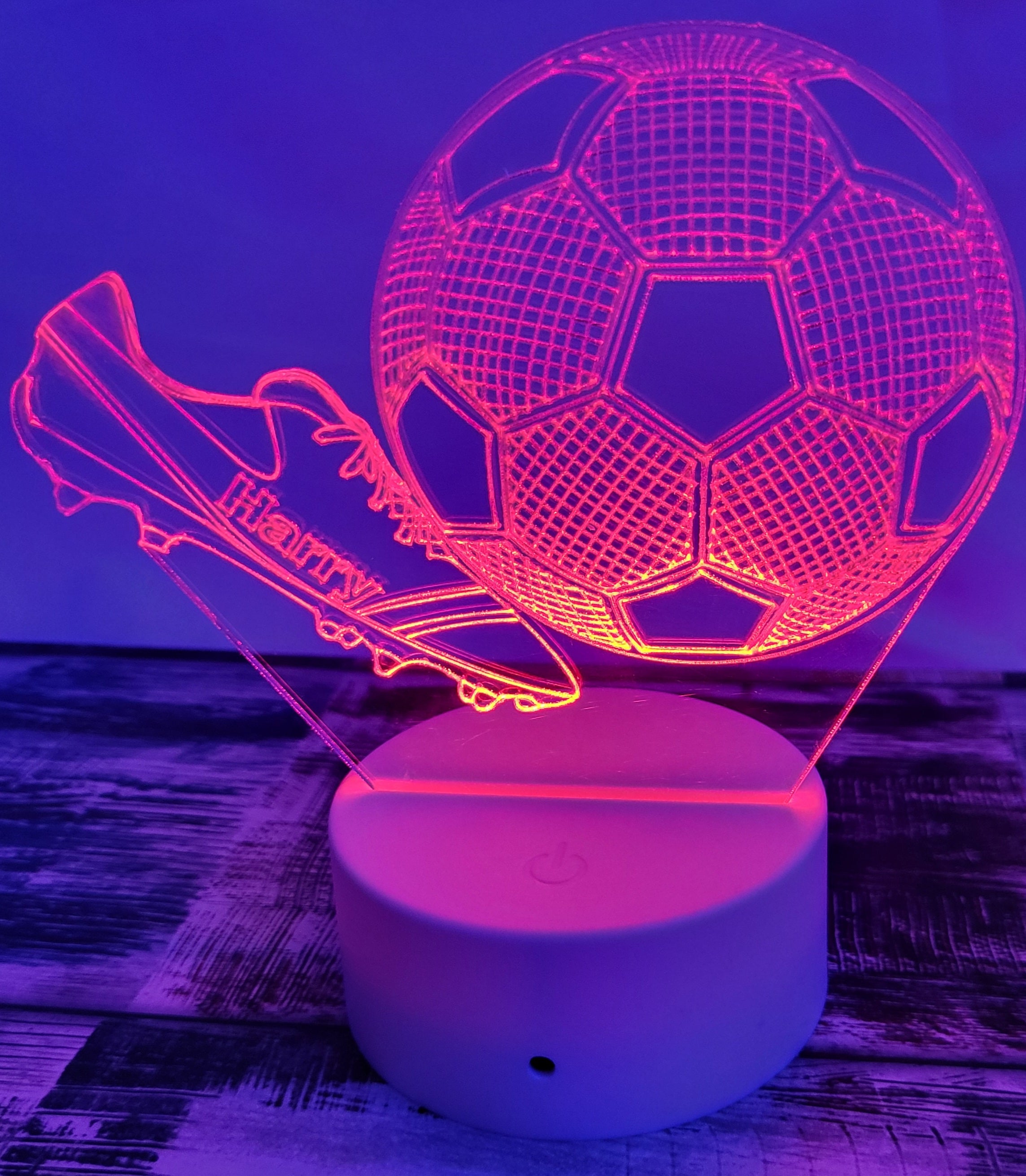 football boot lamp