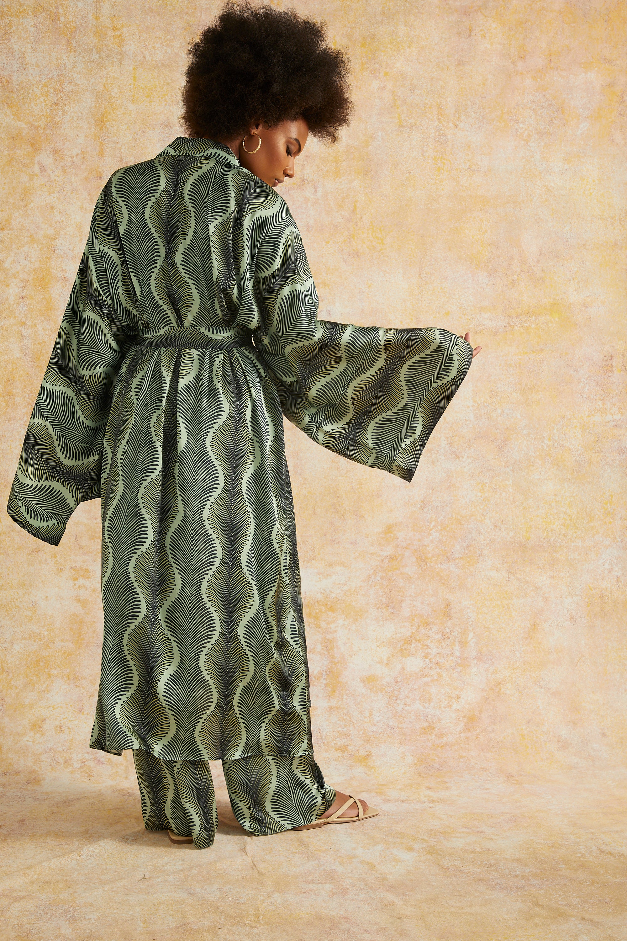 Gatsby Evergreen Robe