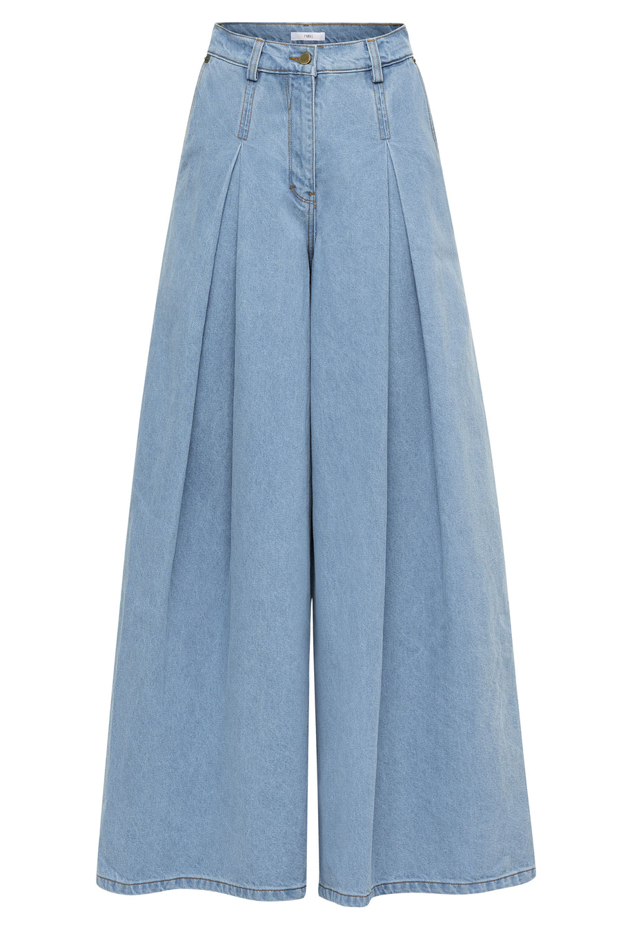 Classic Blue Front Pleat Denim – Fe Noel