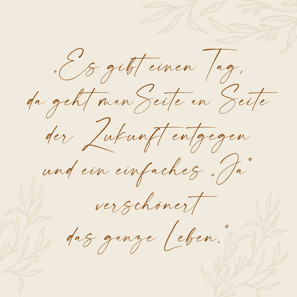 Zitat zur Hochzeit