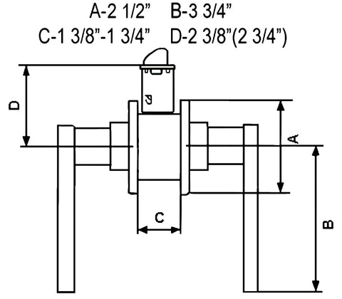 Dimension of 8048 Locks