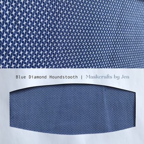 Blue Diamond Houndstooth