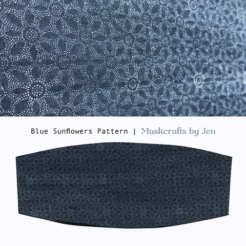 Blue Sunflower Pattern