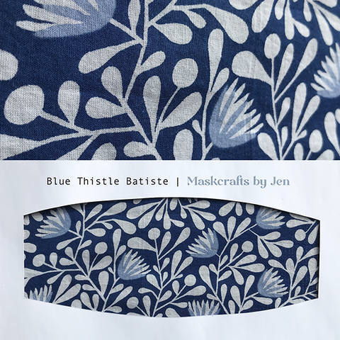 Blue Thistle Batiste