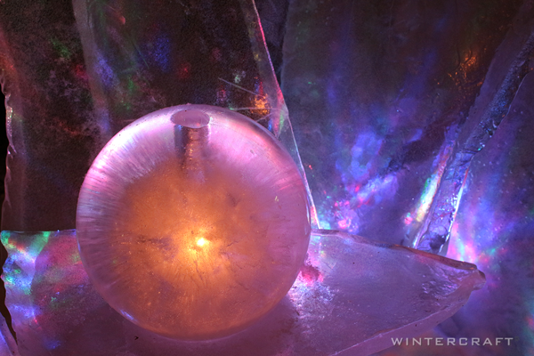 Color Rotating Waterproof LED Light for Ice Lanterns - Wintercraft