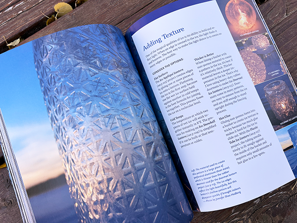 Texture chapter in Ice Luminary Magic book by the Ice Wrangler