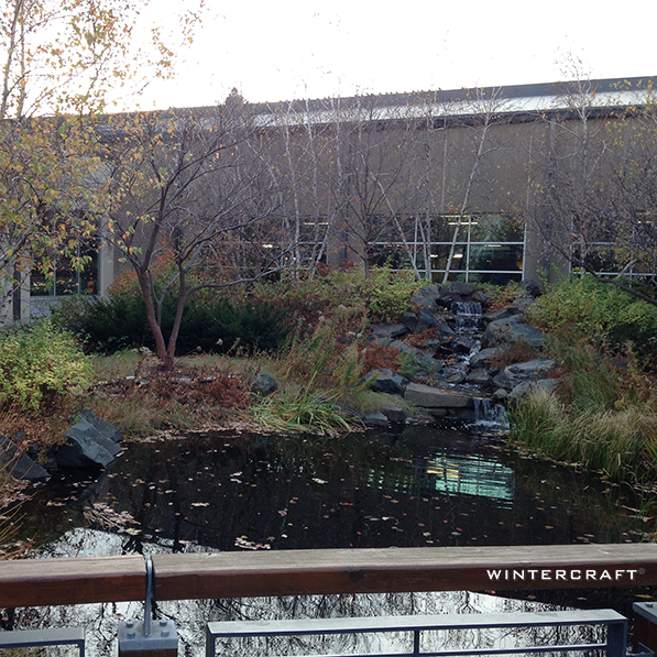 Preview Photo of Courtyard Wintercraft Luminary Ice Art Installation for REI flagship store Preview Photo of Courtyard