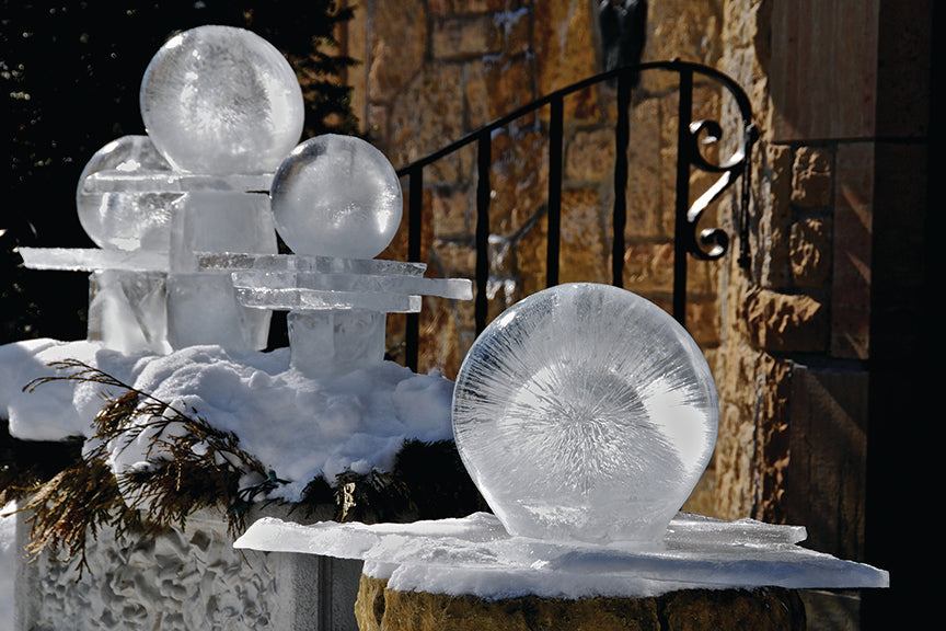 The Fluted 5-Gallon Ice Lantern Mold - NEW!