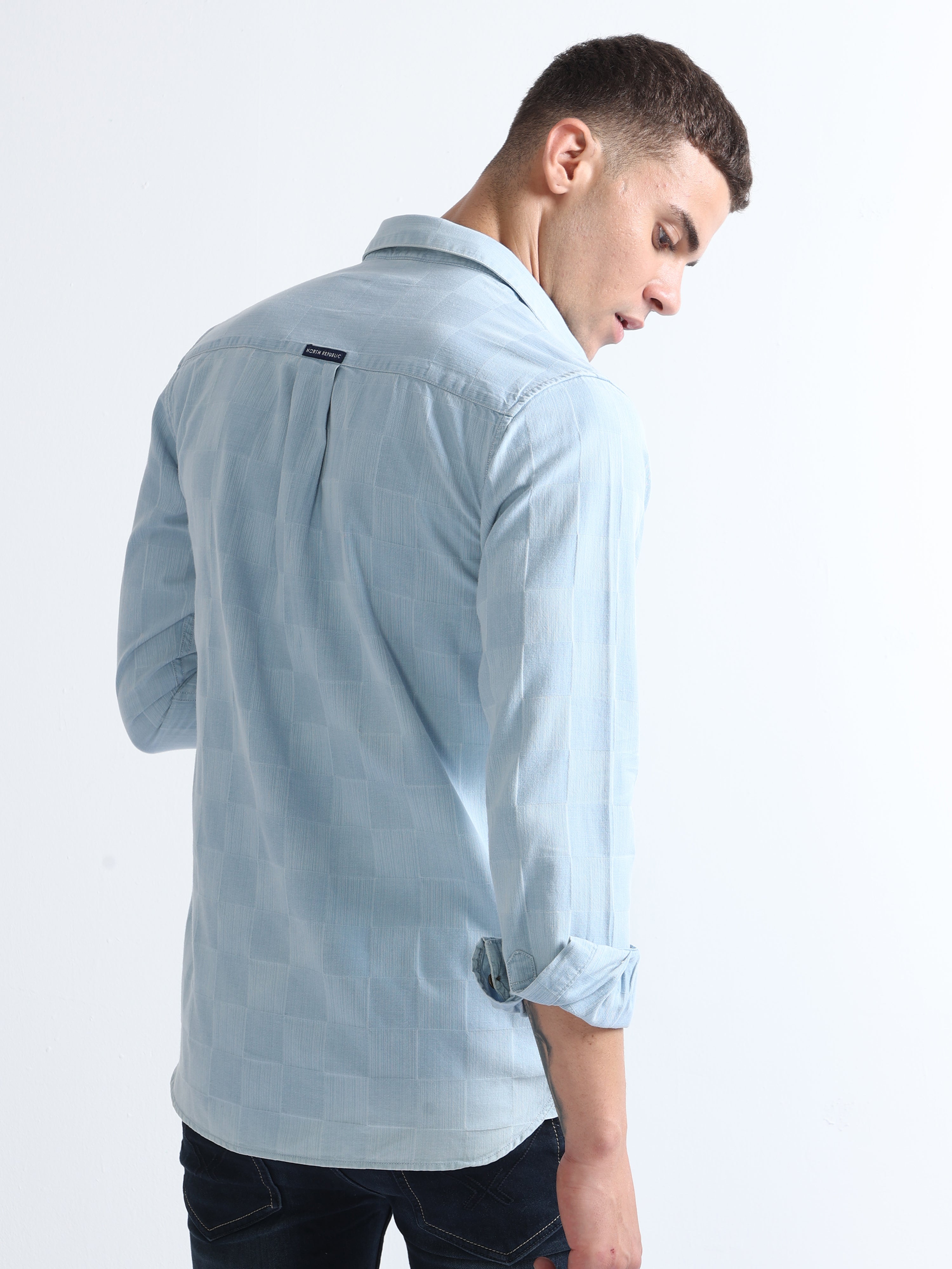 Classic Wash Denim Easy Shirt – Tibi Official