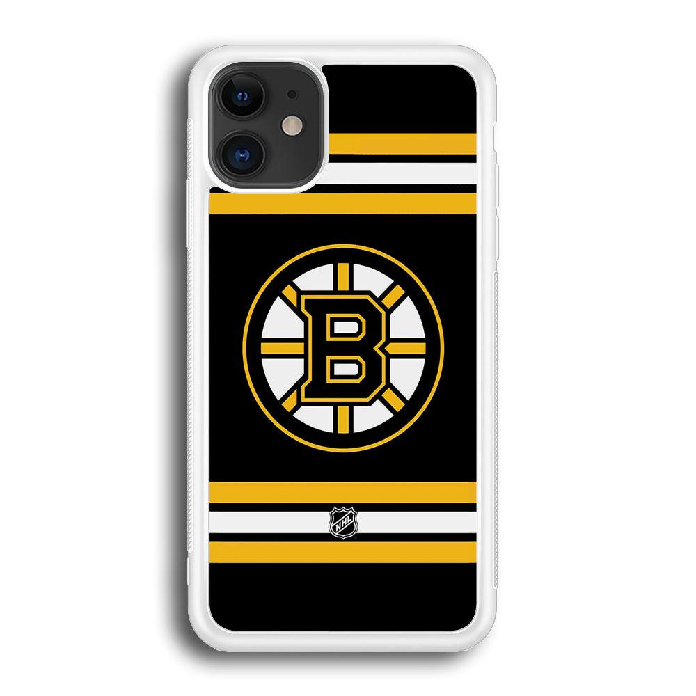 NHL Boston Bruins Circular Logo iPhone 12 Case