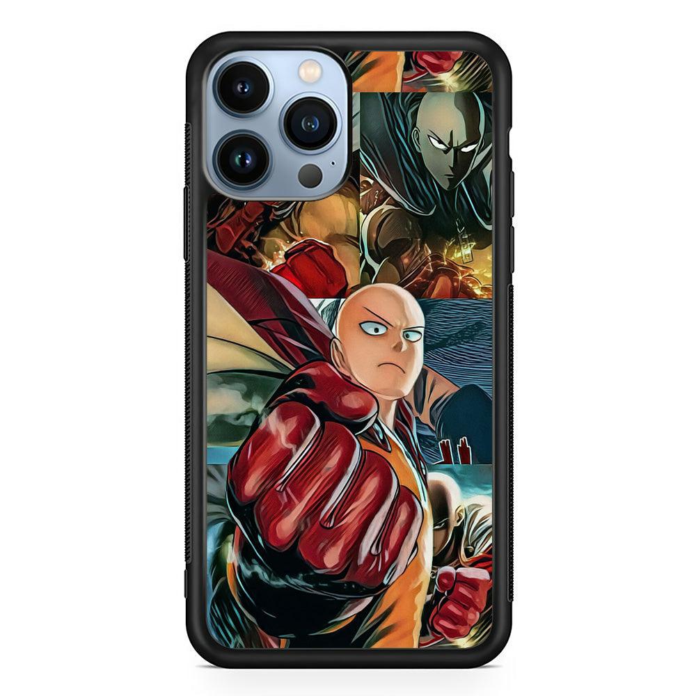 One Punch Man No Time to Smile iPhone 14 Pro Case