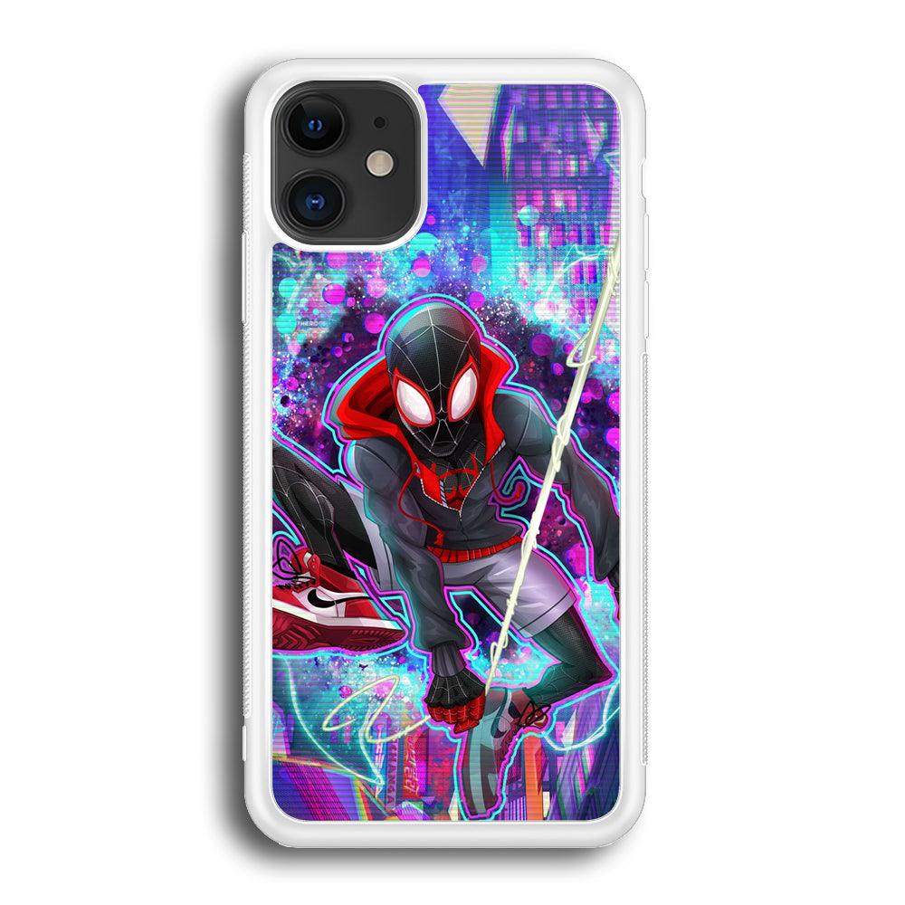 Spiderman in Spider Verse iPhone 12 Case