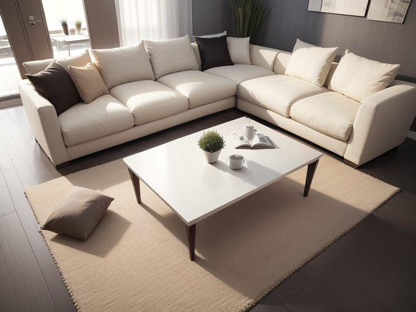 Large modern living room rug