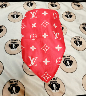 Louis Vuitton Brand Inspired Black Dog Bandana For Sale – Sister Sue's  Closet