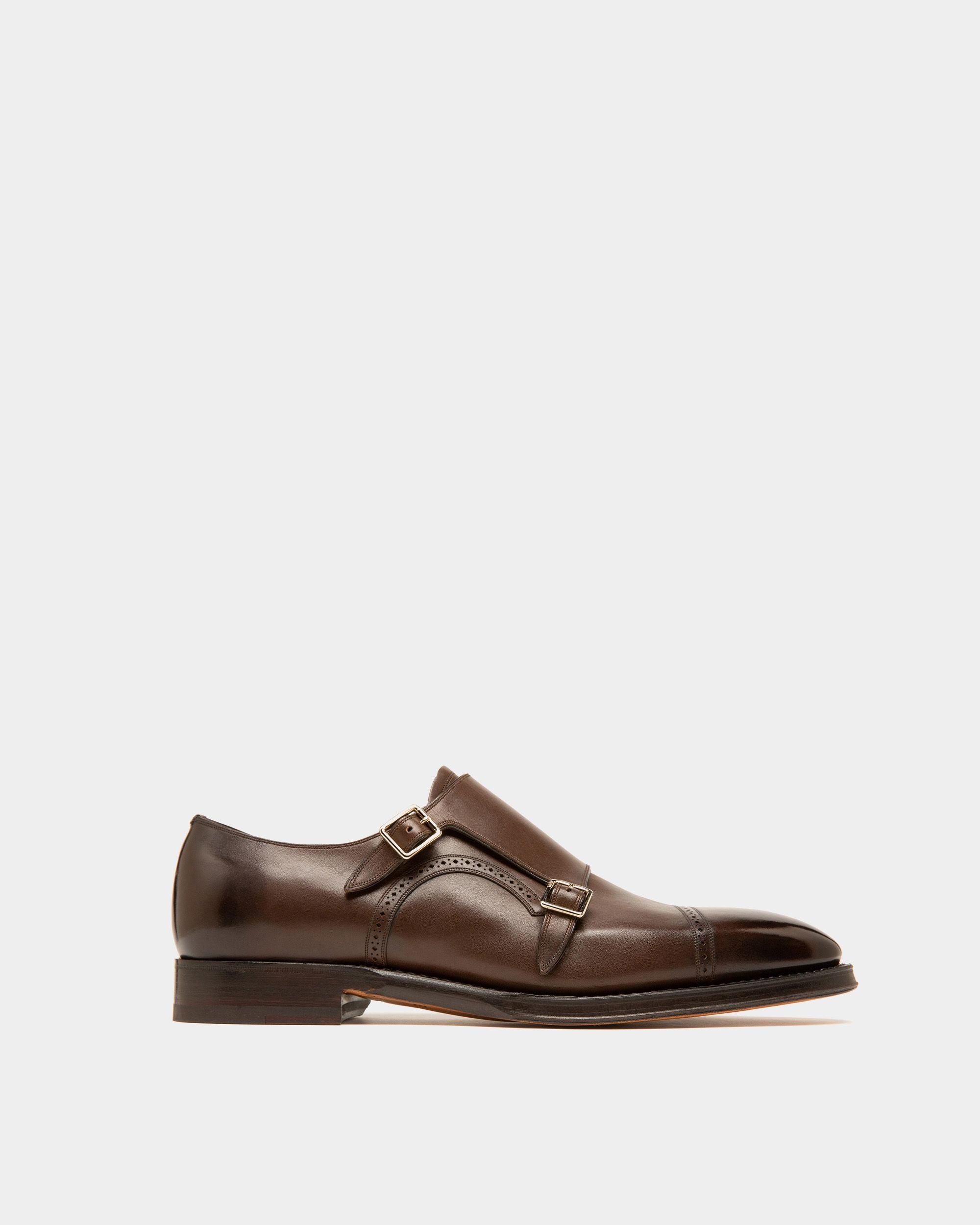 Scardino | Men's Loafers | Brown Leather | Bally | Still Life Side