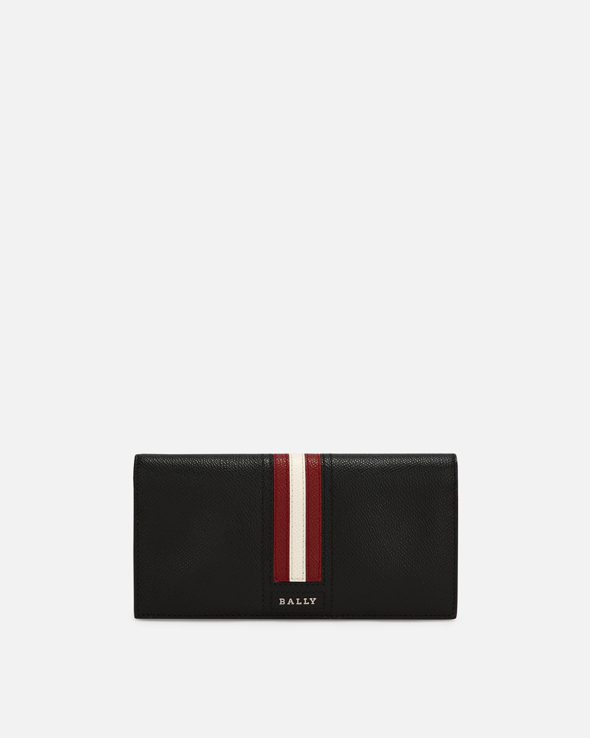 Taliro | Men's Continental Wallet | Black Leather | Bally | Still Life Front