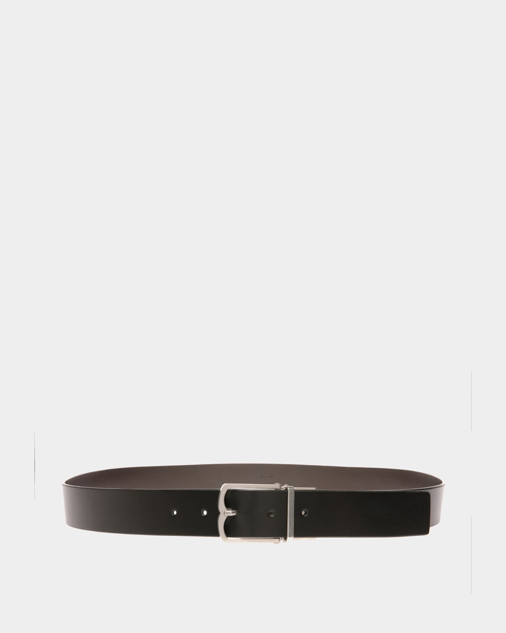 Country | Men's Dress Belt | Black Leather | Bally | Still Life Front