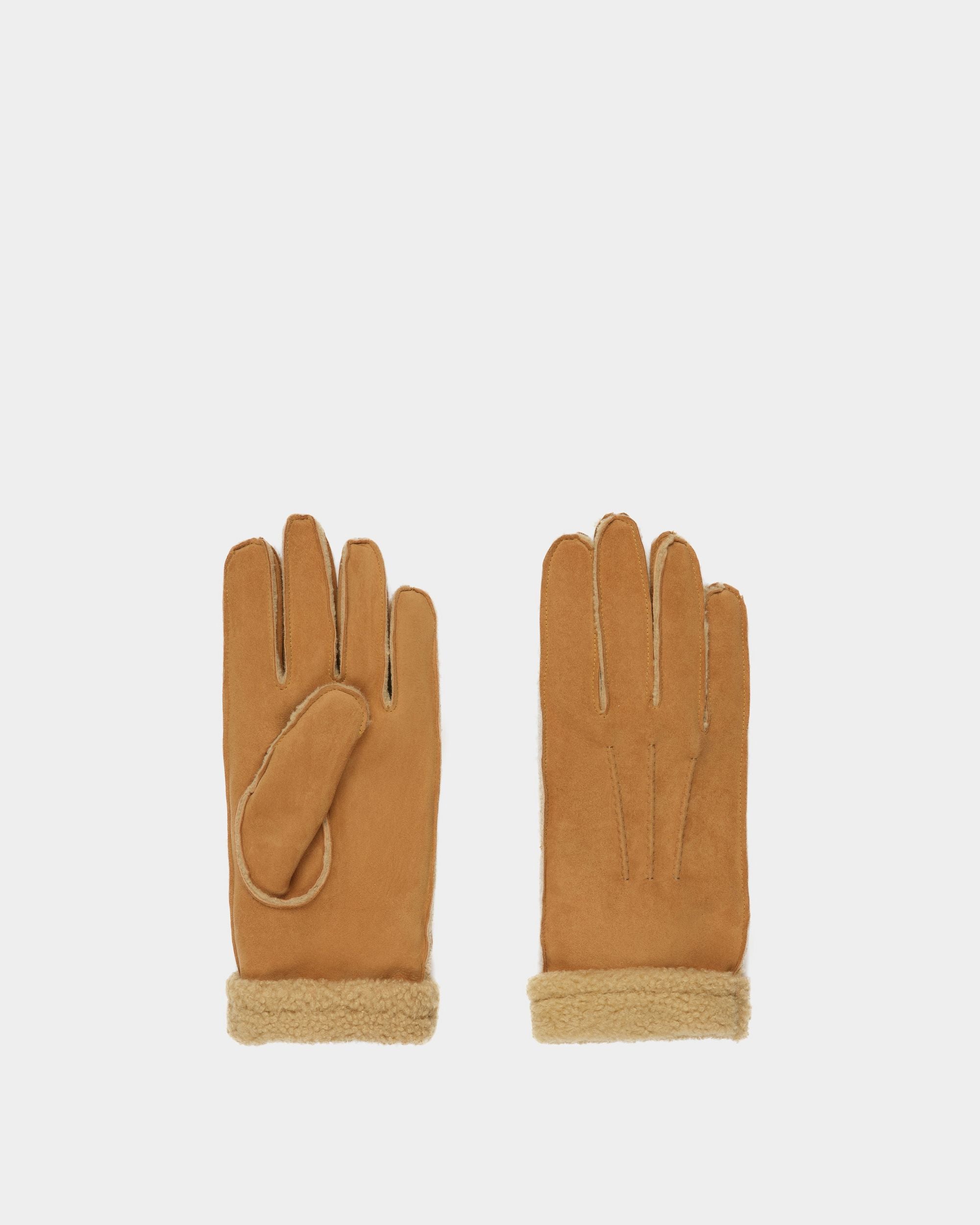 Shearling Gloves | Men's Gloves | Desert Leather | Bally | Still Life Top