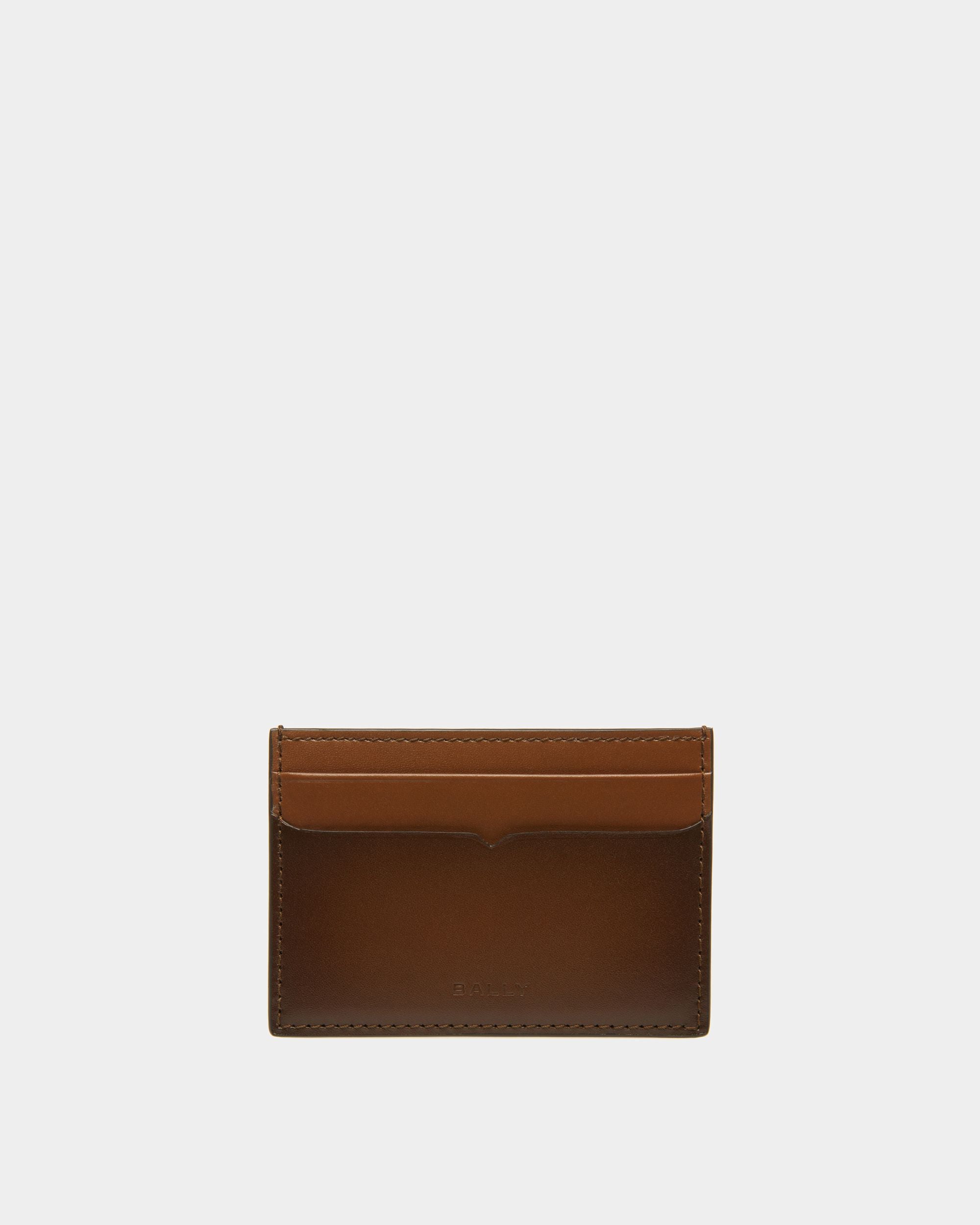 Speciale Card Holder | Men's Card Holder | Brown Leather | Bally | Still Life Front