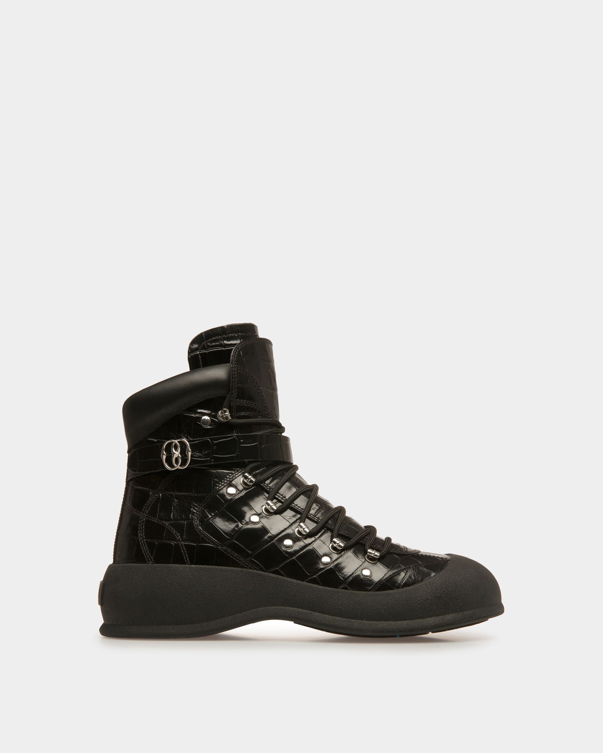 Clyff | Men's Boots | Black Leather | Bally | Still Life Side