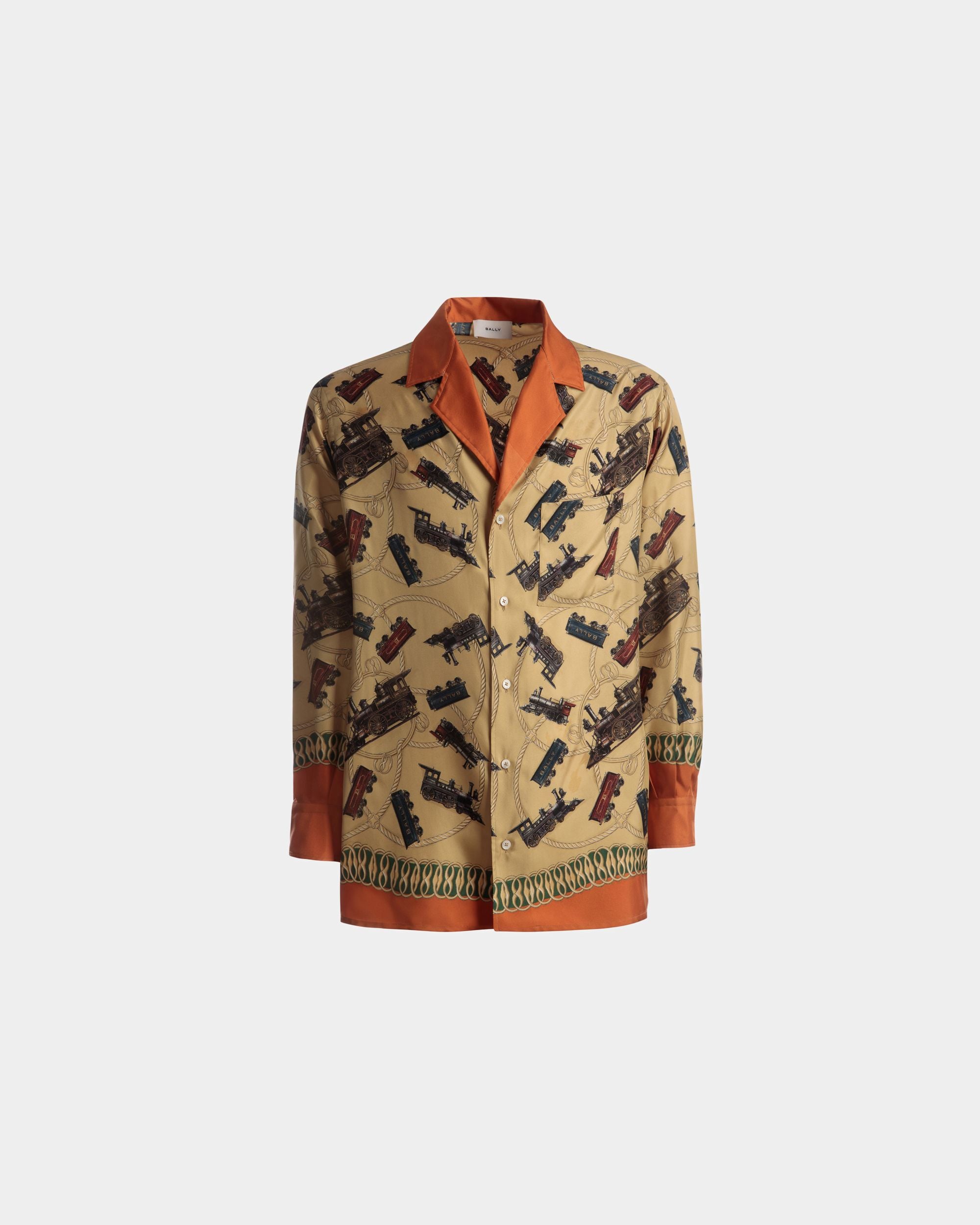 Shirt | Men's Clothing | Multicolor Silk | Bally | Still Life Front