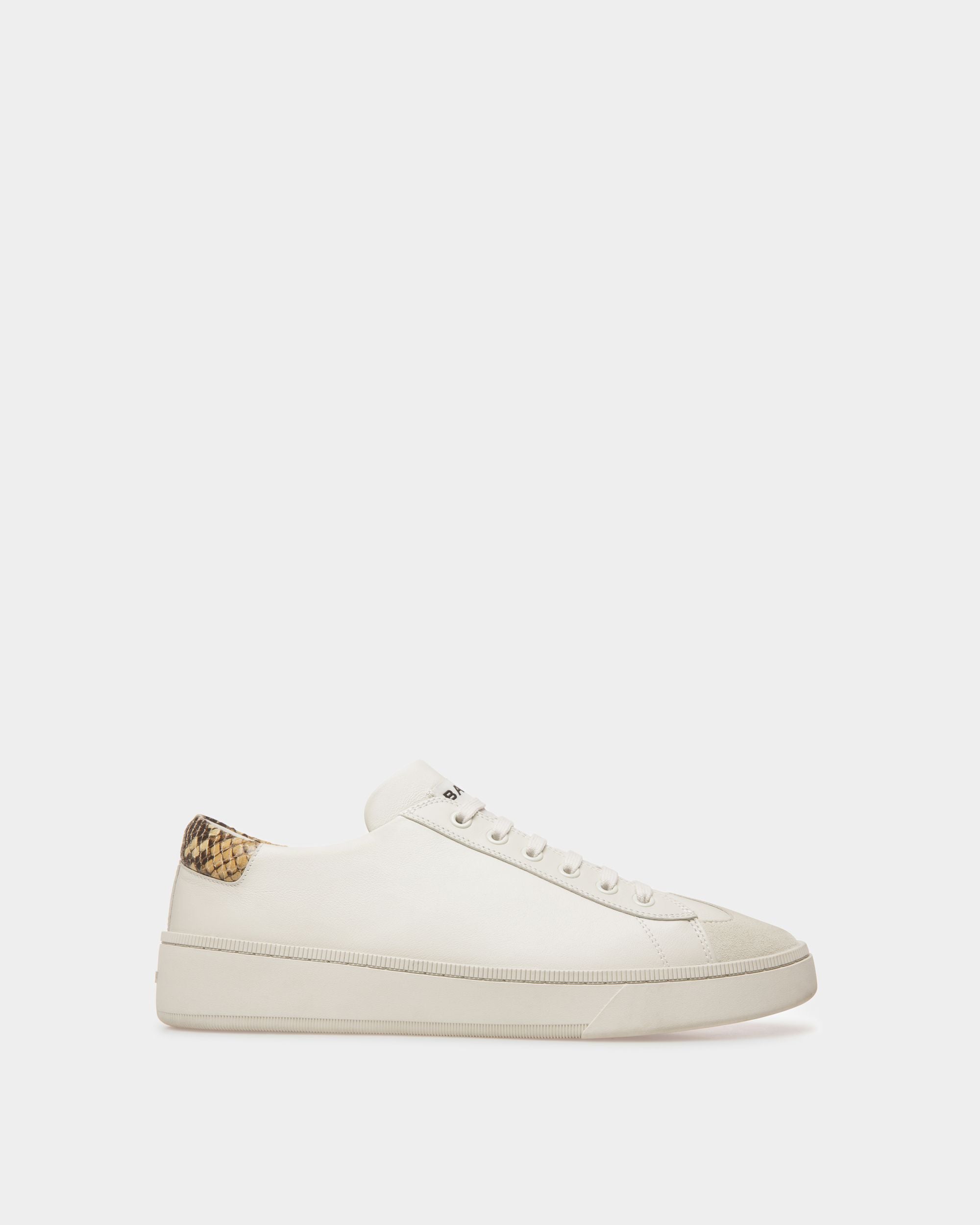 Randy | Men's Sneakers | Dusty White Leather | Bally | Still Life Side