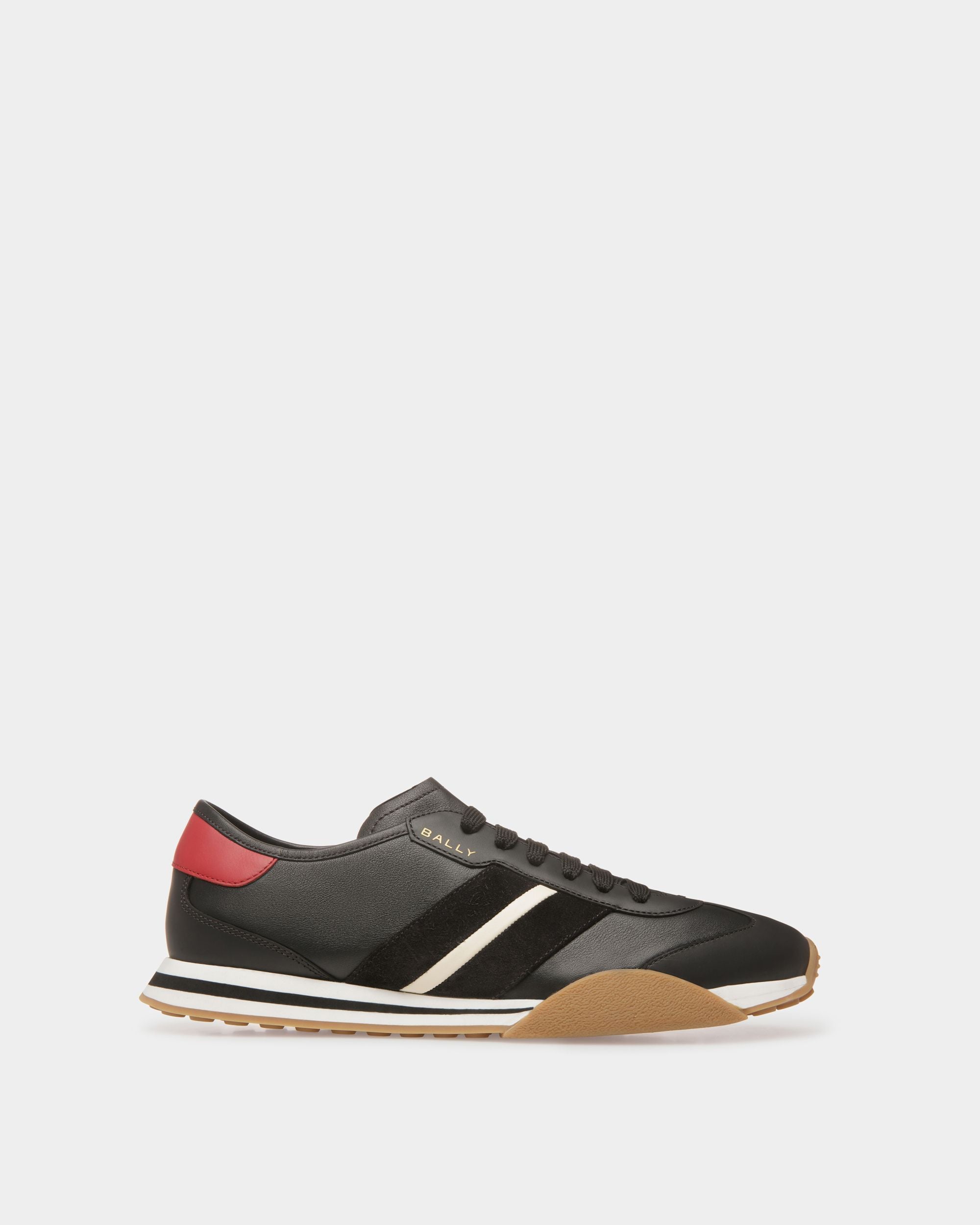 Stewy | Men's Sneakers | Marine And Bone Leather | Bally | Still Life Side