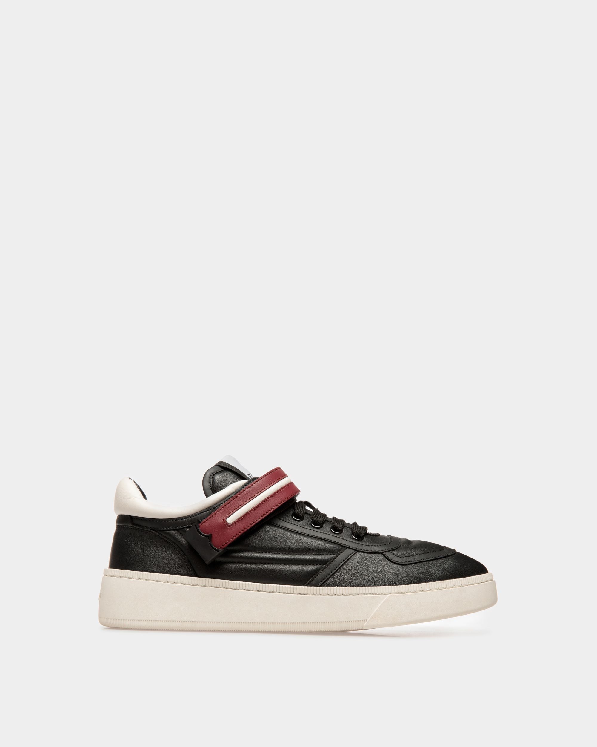 Raise Sneaker | Men's Shoes | Black Leather | Bally | Still Life Side