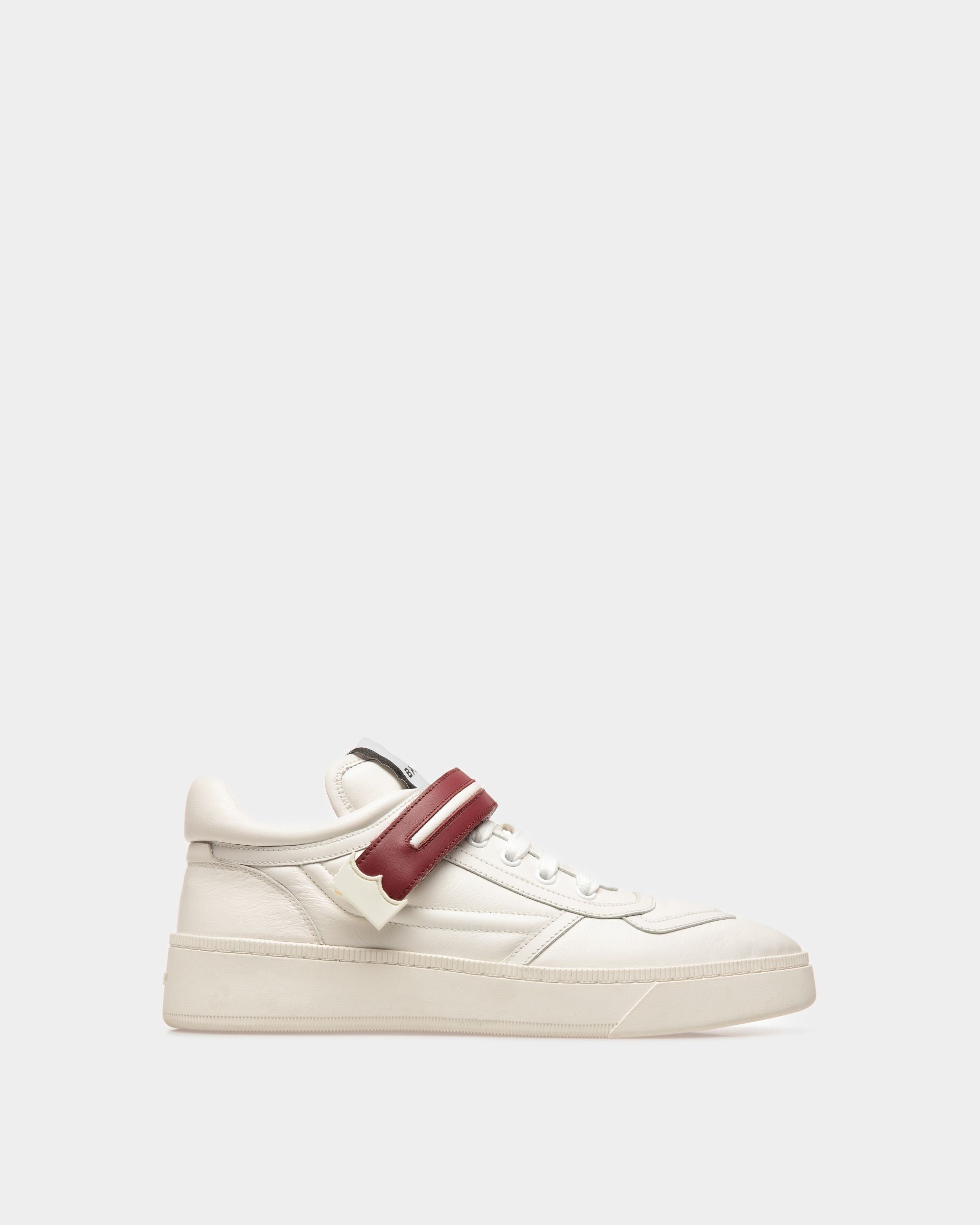 Raise Sneaker | Men's Shoes | White Leather | Bally | Still Life Side