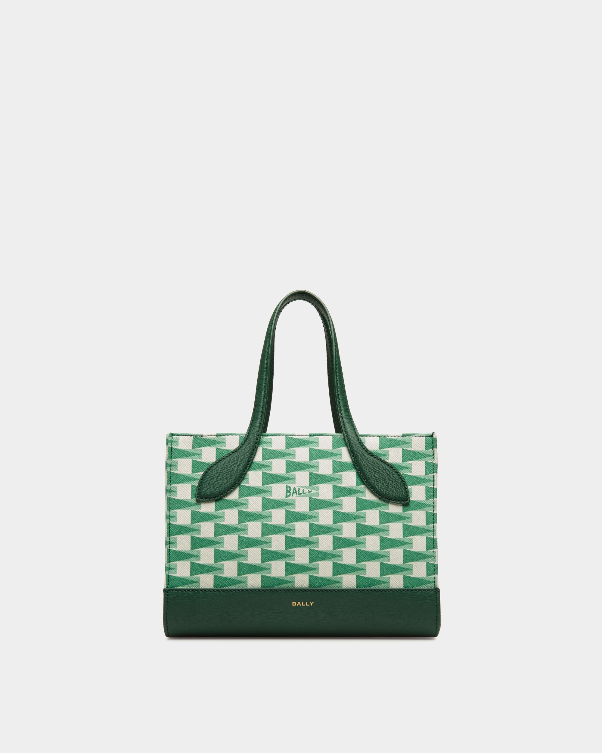 Keep On Extra Small | Women's Minibag | Kelly Green TPU | Bally | Still Life Front