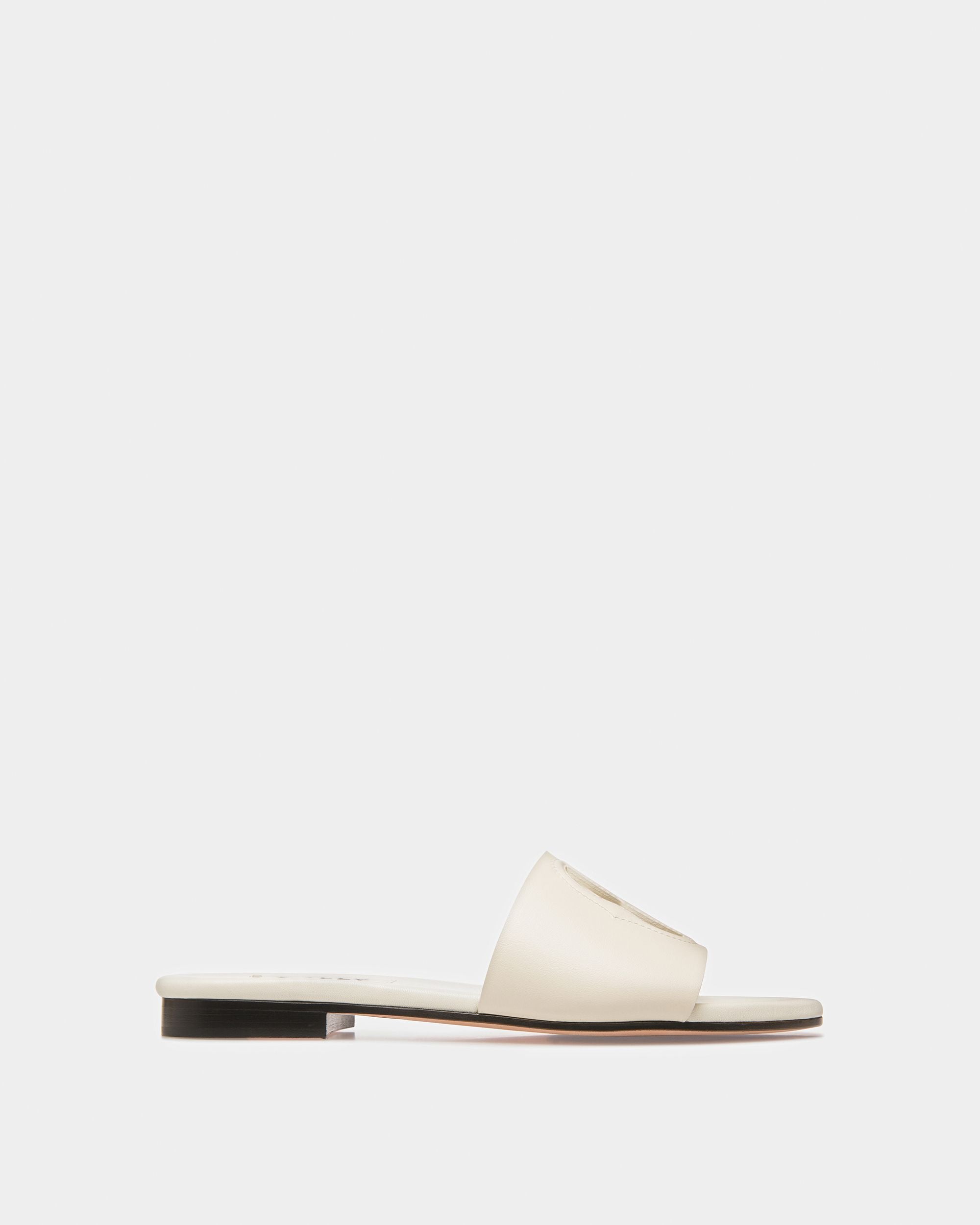 Goldie | Women's Sandals | Bone Leather | Bally | Still Life Side