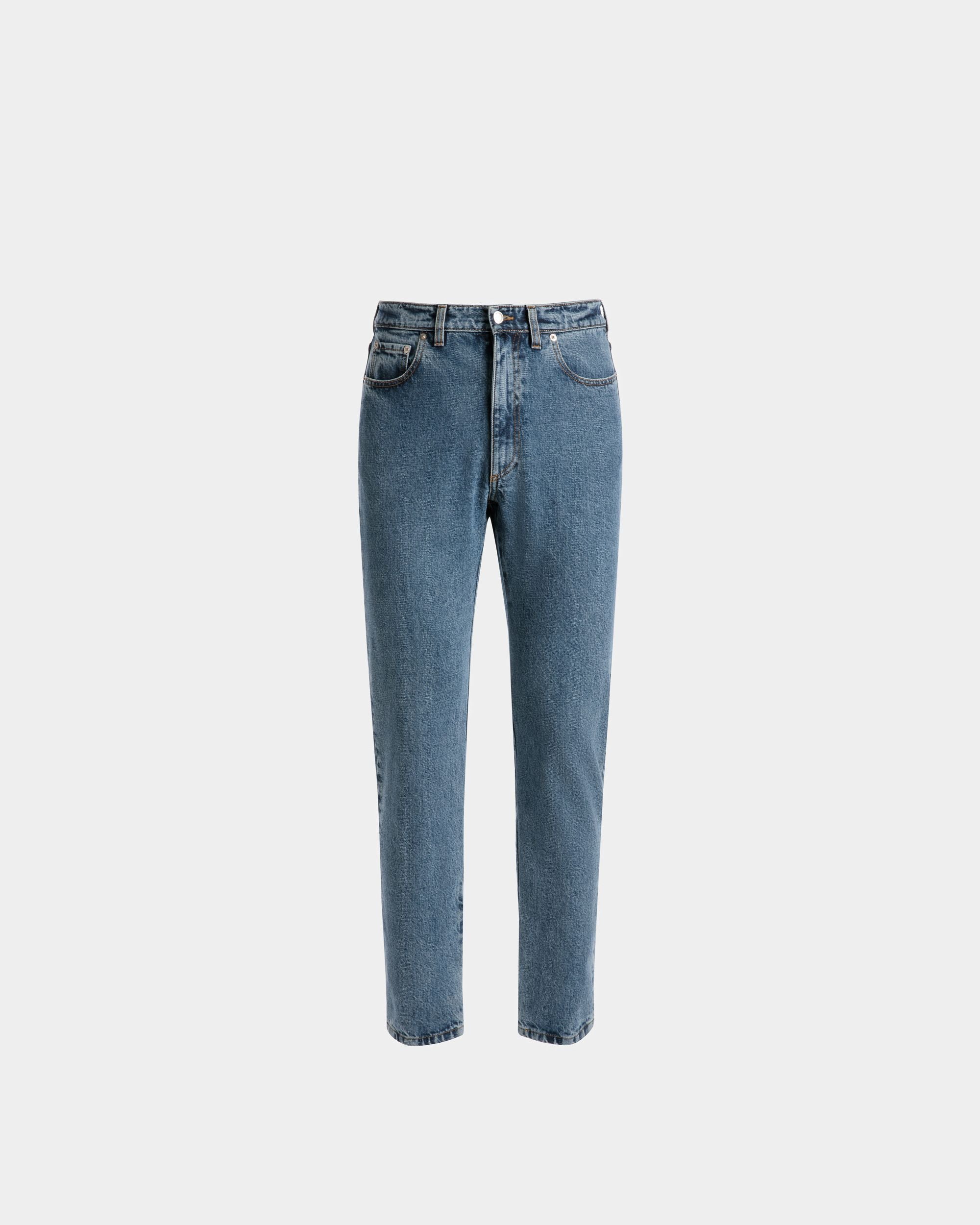 Denim Pants | Women's Pants | Light Blue Denim | Bally | Still Life Front