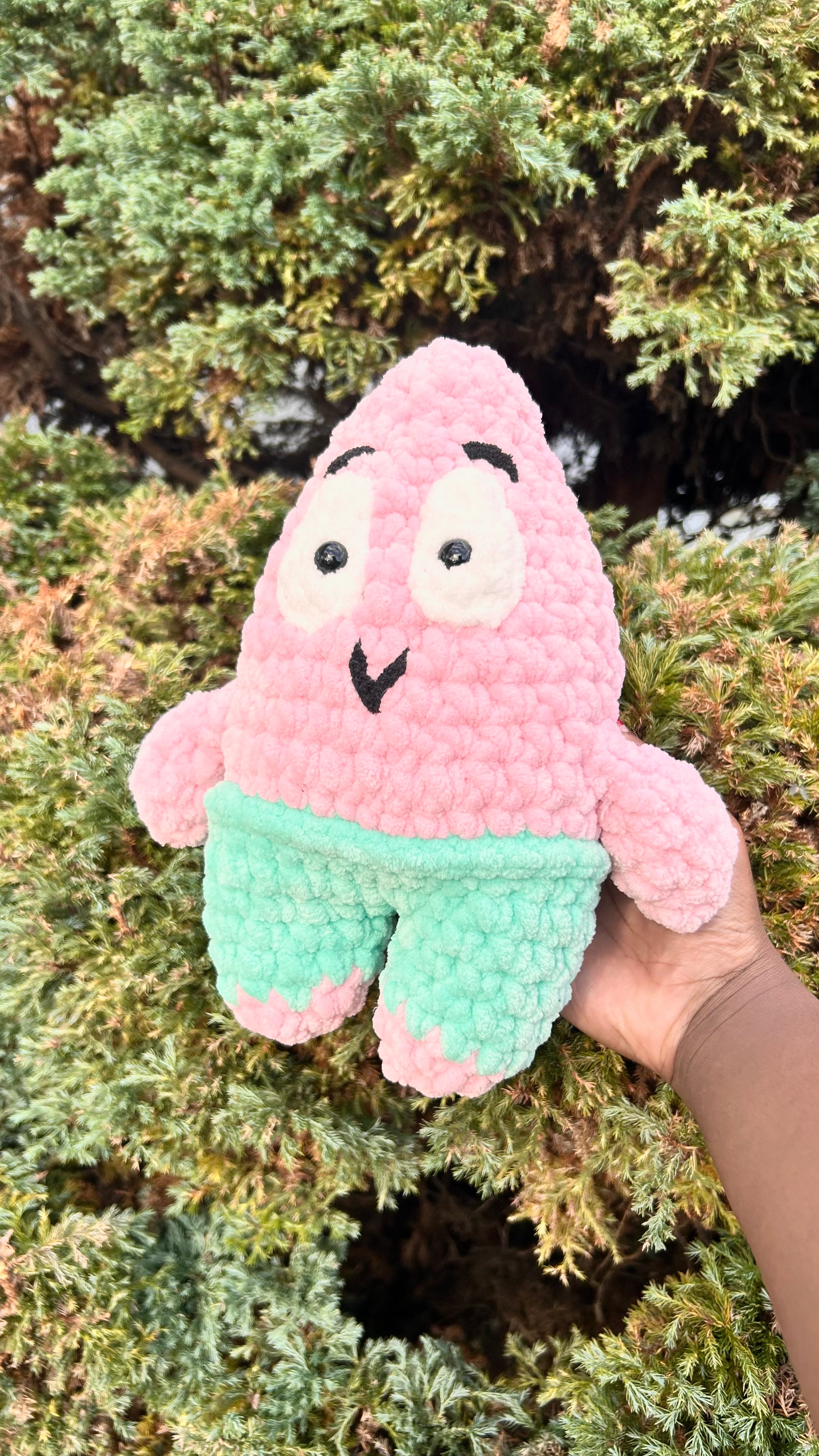 Crochet Patrick Plushie