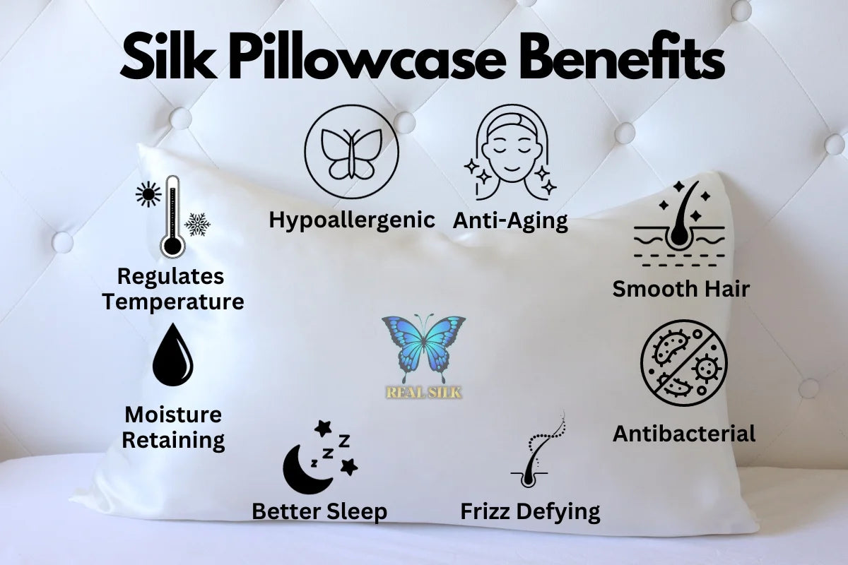 Why Switch to our Real Silk Pillowcase? Silk Pillowcase UK Benefits