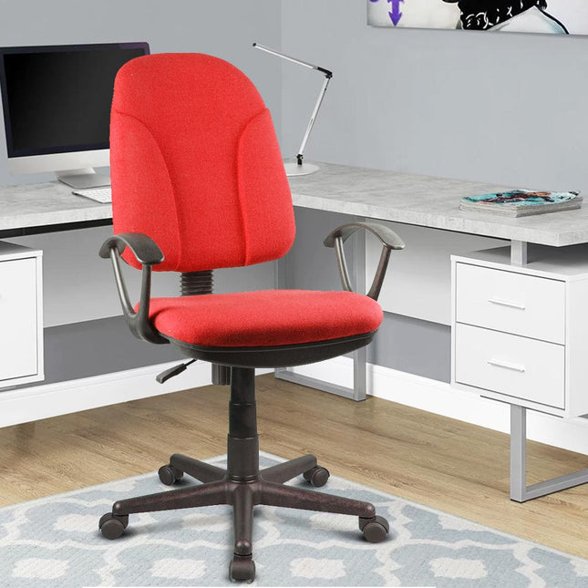 Sedia Girevole 5 Ruote Ufficio Cameretta Scrivania Schienale Ergonomic