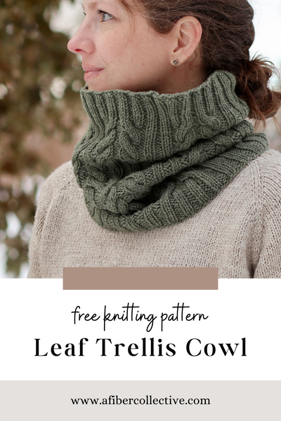 Leaf Trellis Cowl – A Fiber Collective