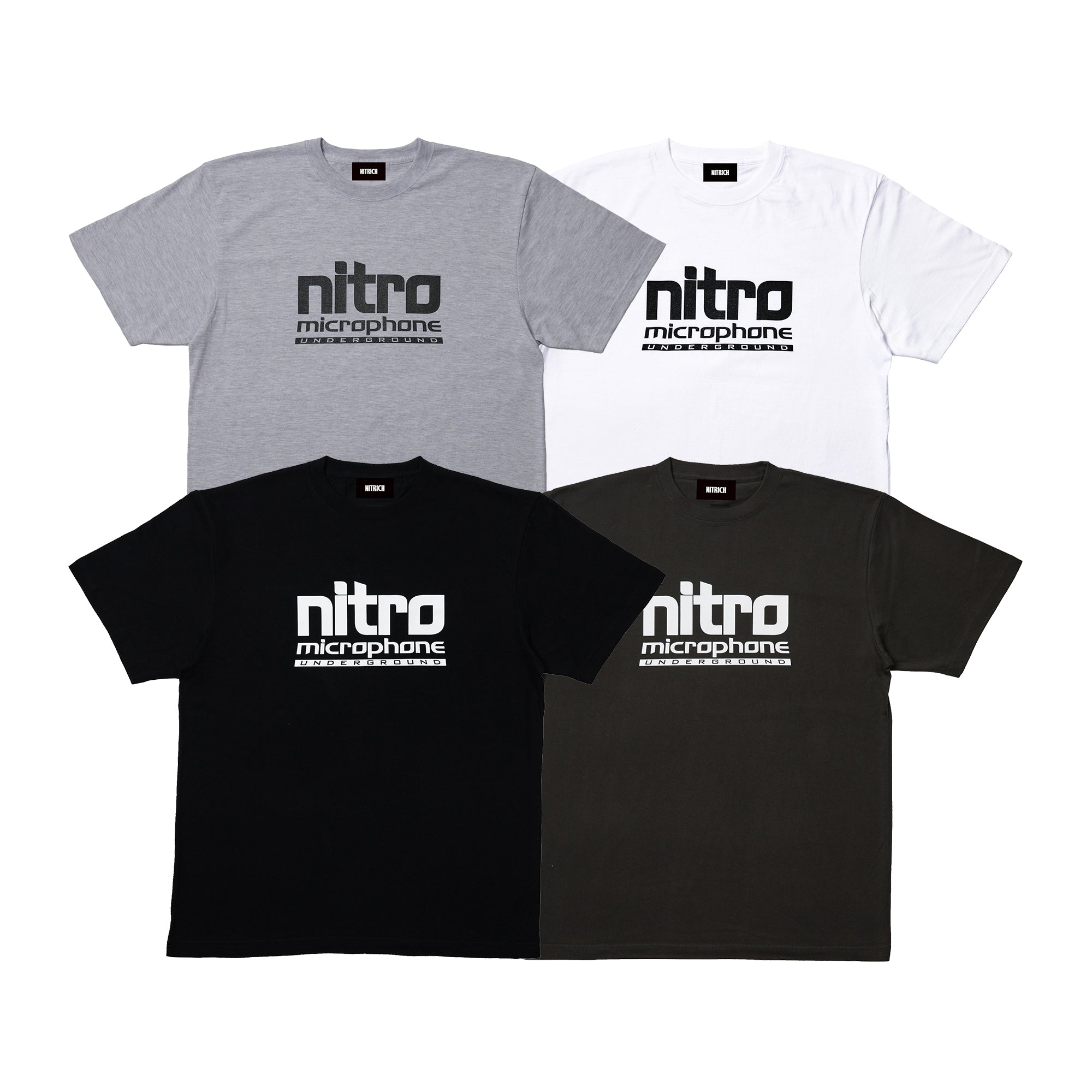 raidback fabric × ALGO TEE – NITRO MICROPHONE UNDERGROUND Official 