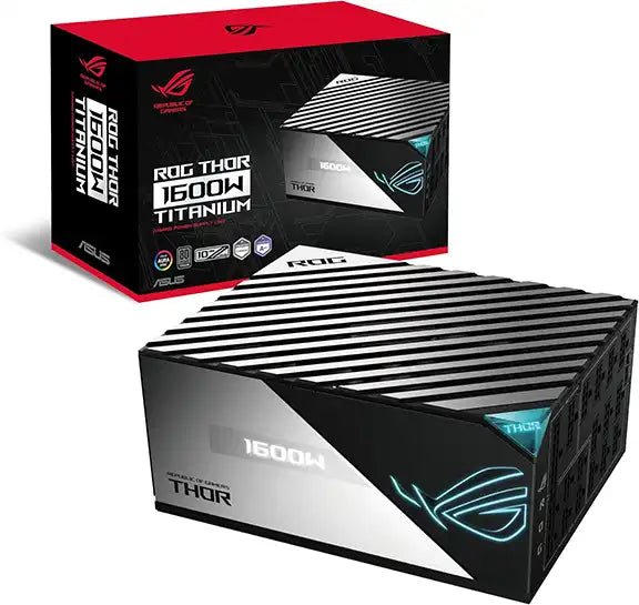 Guide of Best PSU Brands for Gamers by Prime Tech Support for Gamers Clients in Miami - Visual representation of  ROG Thor 1600T Gaming PSU (Power Supply Unit) for gamers in Miami