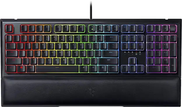 Best Mechanical Keyboard Under 100 Dollars by Prime Tech Support for Gamers Clients in Miami - Visual representation showcasing Razer Ornata V2 Keyboard priced under $100, recommended to gamers in Miami.