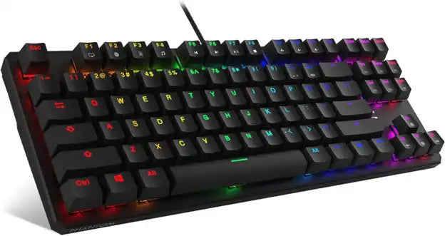Best Mechanical Keyboard Under 100 Dollars by Prime Tech Support for Gamers Clients in Miami - Visual representation showcasing Tecware Phantom Keyboard priced under $100, recommended to gamers in Miami.