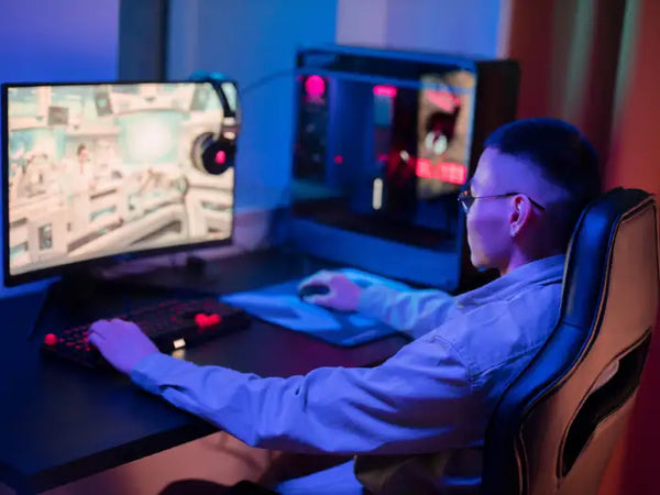 gamer playing in computer while getting to know the importance of his machine BIOS and its influence in the gaming computer performance.