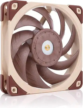 Noctua NF-A12x25 PWM Fan by Prime Tech Support for Gamers Clients in Miami - Visual representation of a Noctua NF-A12x25 PWM fan, a recommended cooling solution for gamers in Miami