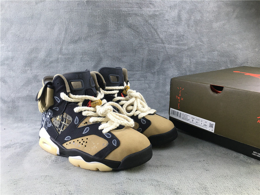 Air Jordan 6 cashew flowers