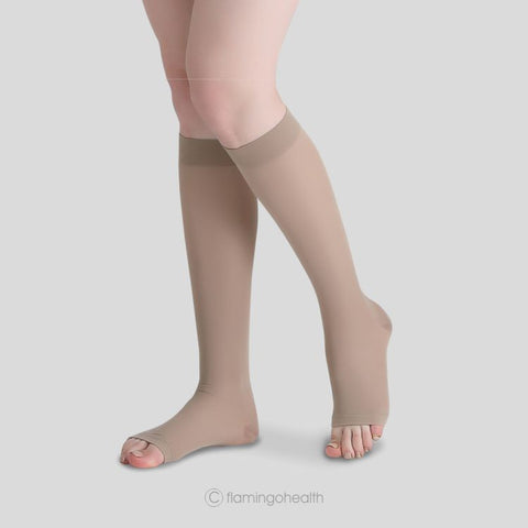 Medical Compression Stocking Above Knee – Flamingo Health