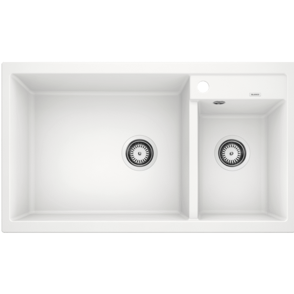 Blanco Silgranit Metra 9 Double Sink White The Kitchen Hub